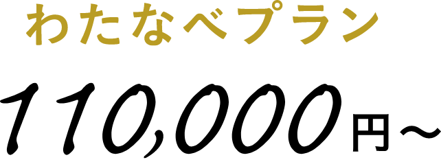 わたなべプラン 110,000円～